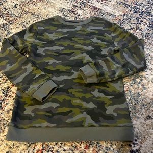 Boys Old Navy Camo Pullover Sweater